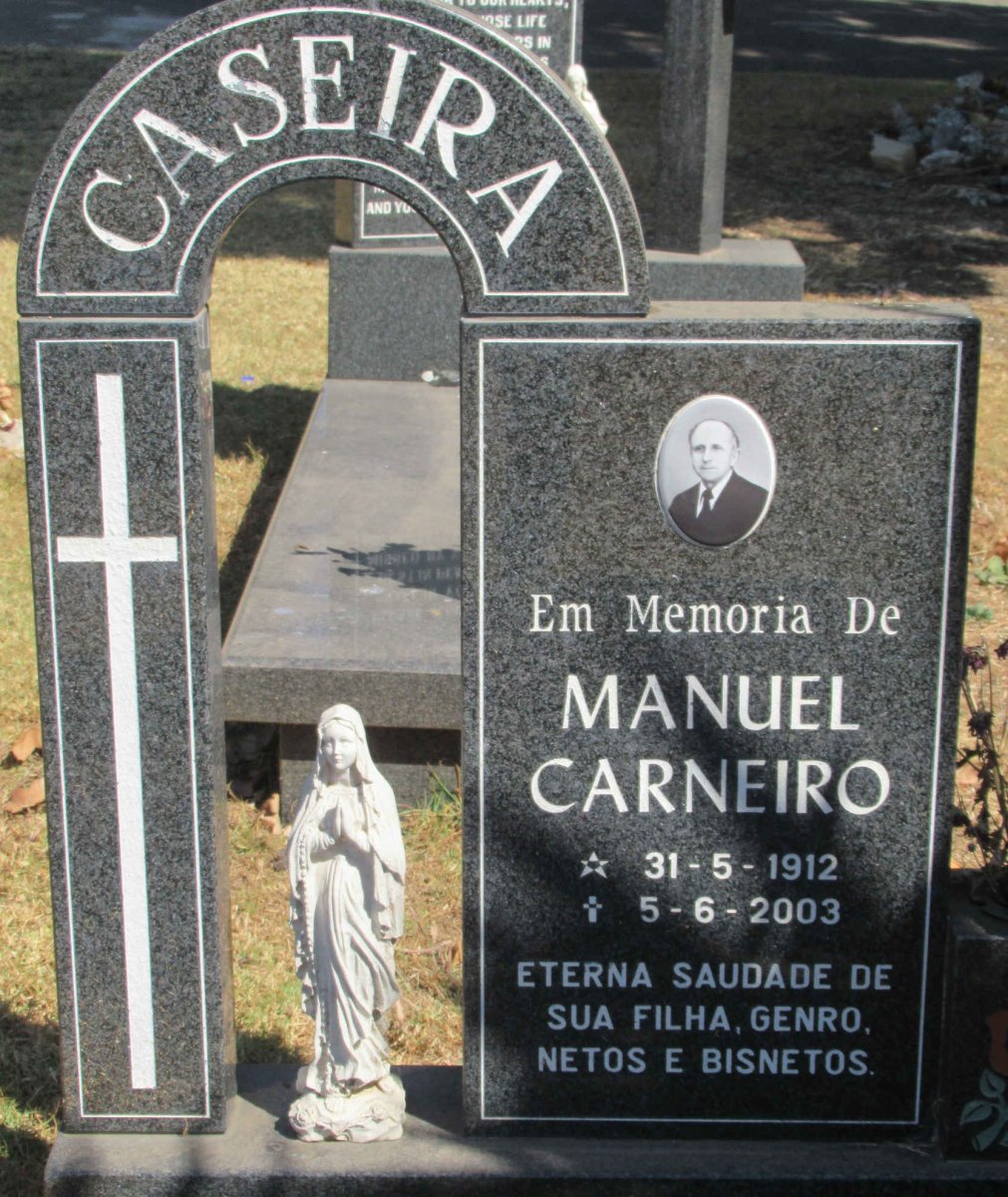 CASEIRA Manuel Carneiro 1912-2003