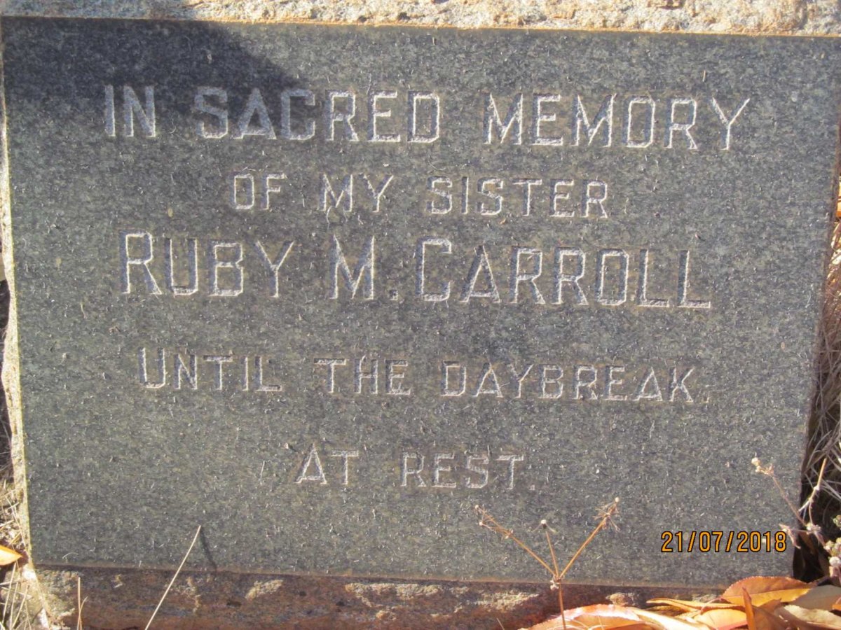 CARROLL Ruby M. 