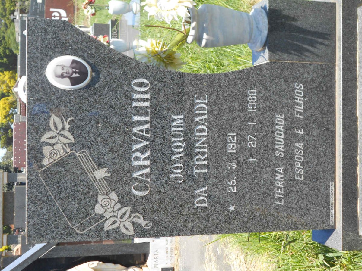 CARVALHO Joaquim Da Trinidade 1921-1980