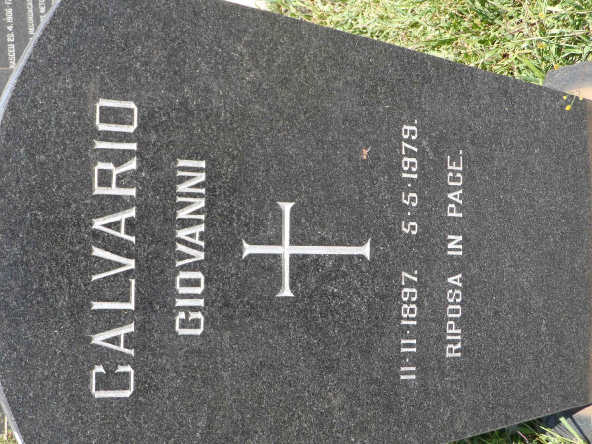 CALVARIO Giovanni 1897-1979