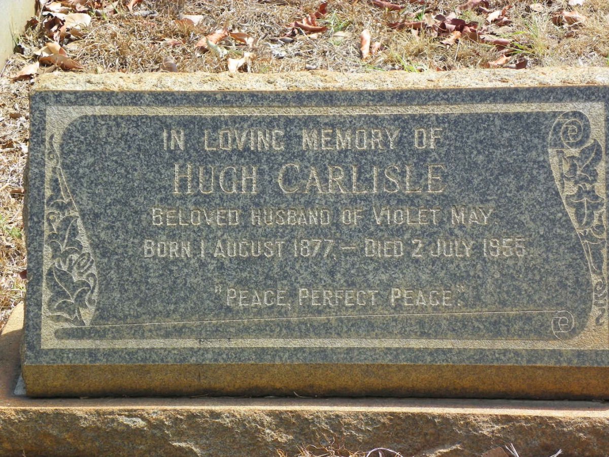 CARLISLE Hugh 1877-1955