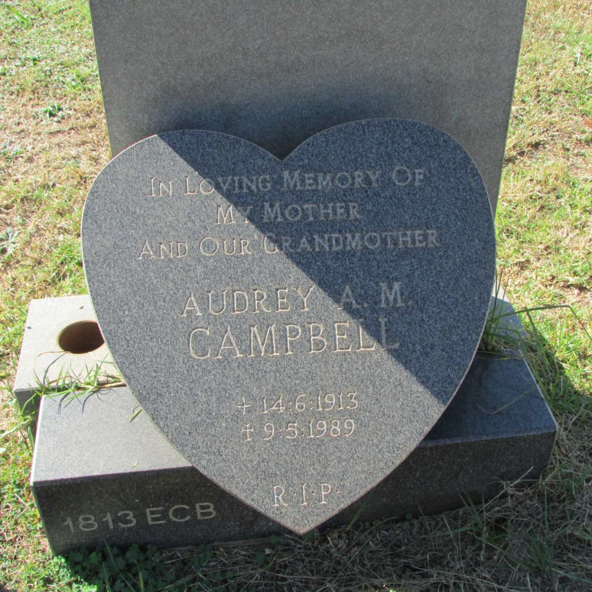 CAMPBELL Audrey A.M. 1913-1989