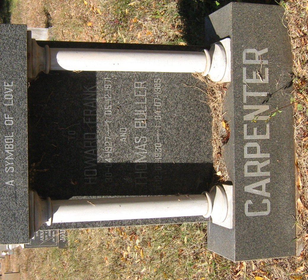 CARPENTER Howard Frank 1927-1971 :: CARPENTER Thomas Buller 1930-1985