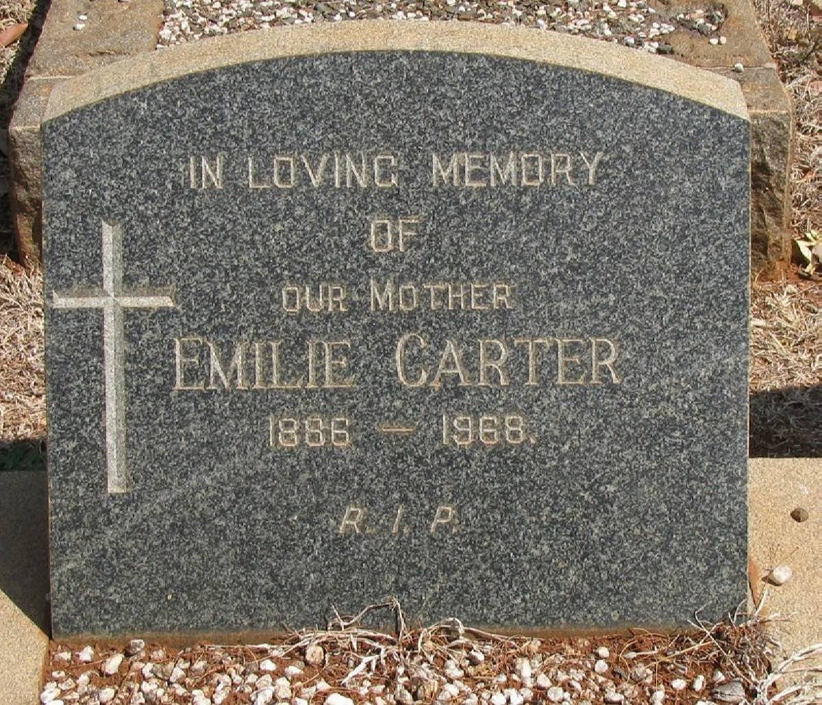 CARTER Emilie 1886-1968