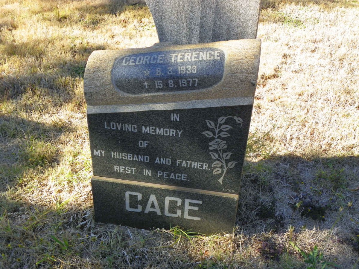 CAGE George Terence 1933-1977
