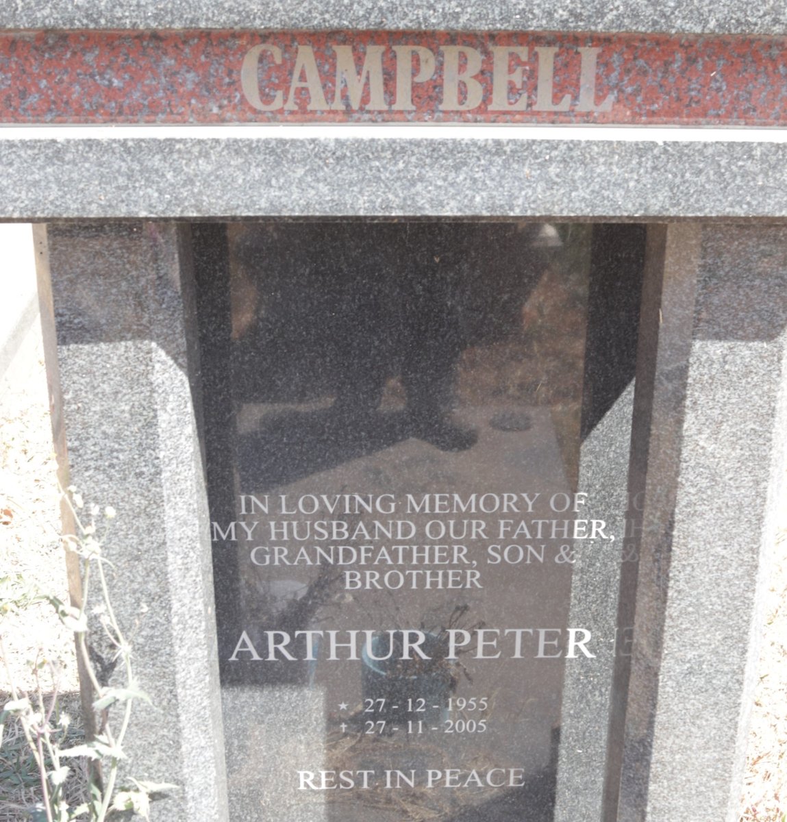 CAMPBELL Arthur Peter 1955-2005