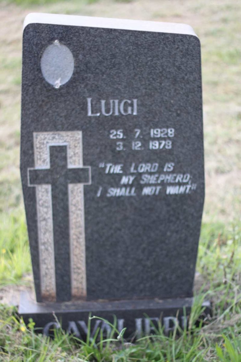 CAVALIERI Luigi 1928-1978