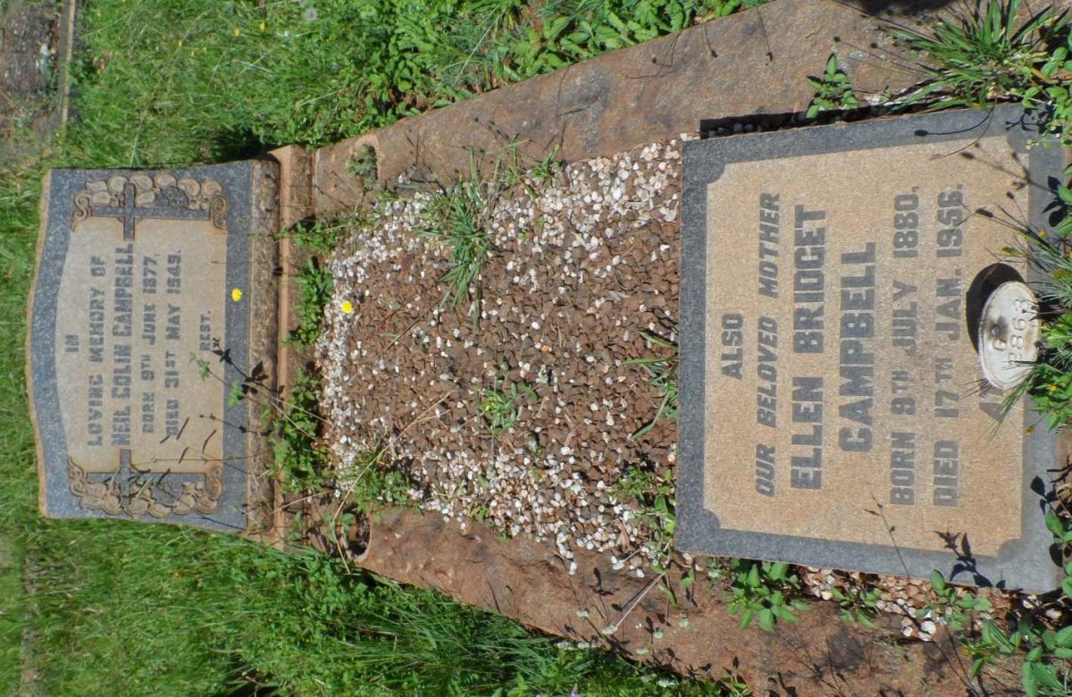 CAMPBELL Neil Colin 1877-1949 &amp; Ellen Bridget 1880-1956
