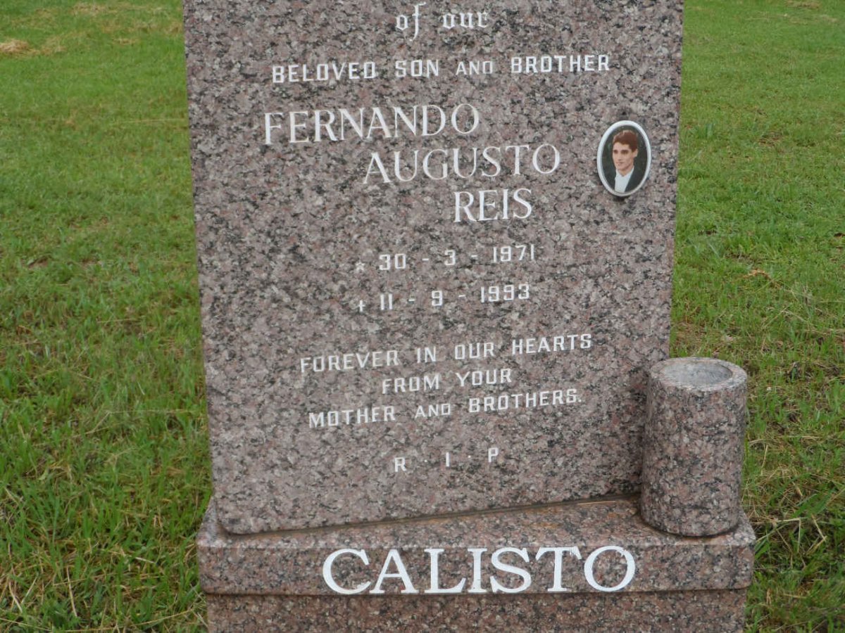 CALISTO Fernando Augusto Reis 1971-1993