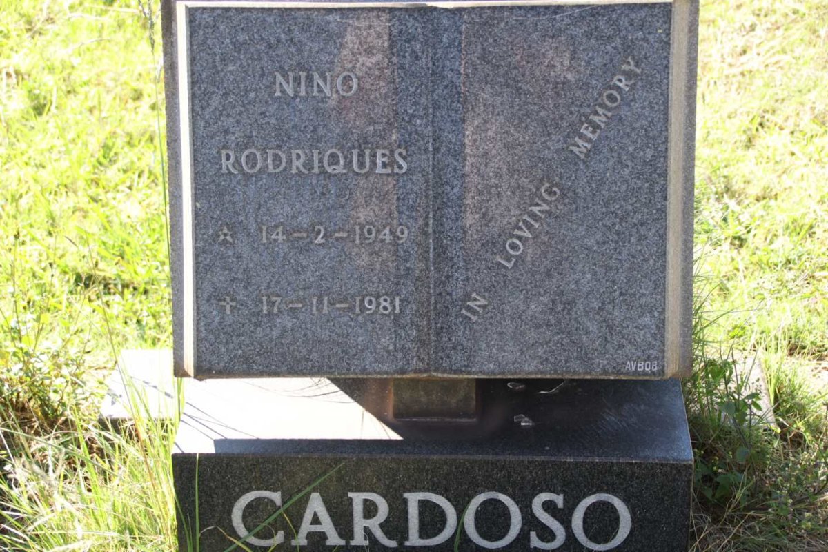 CARDOSO Nino Rodriques 1949-1981
