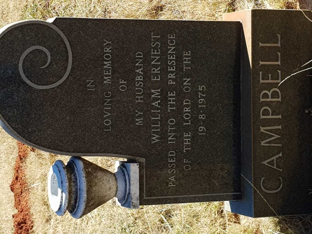 CAMPBELL William Ernest -1975