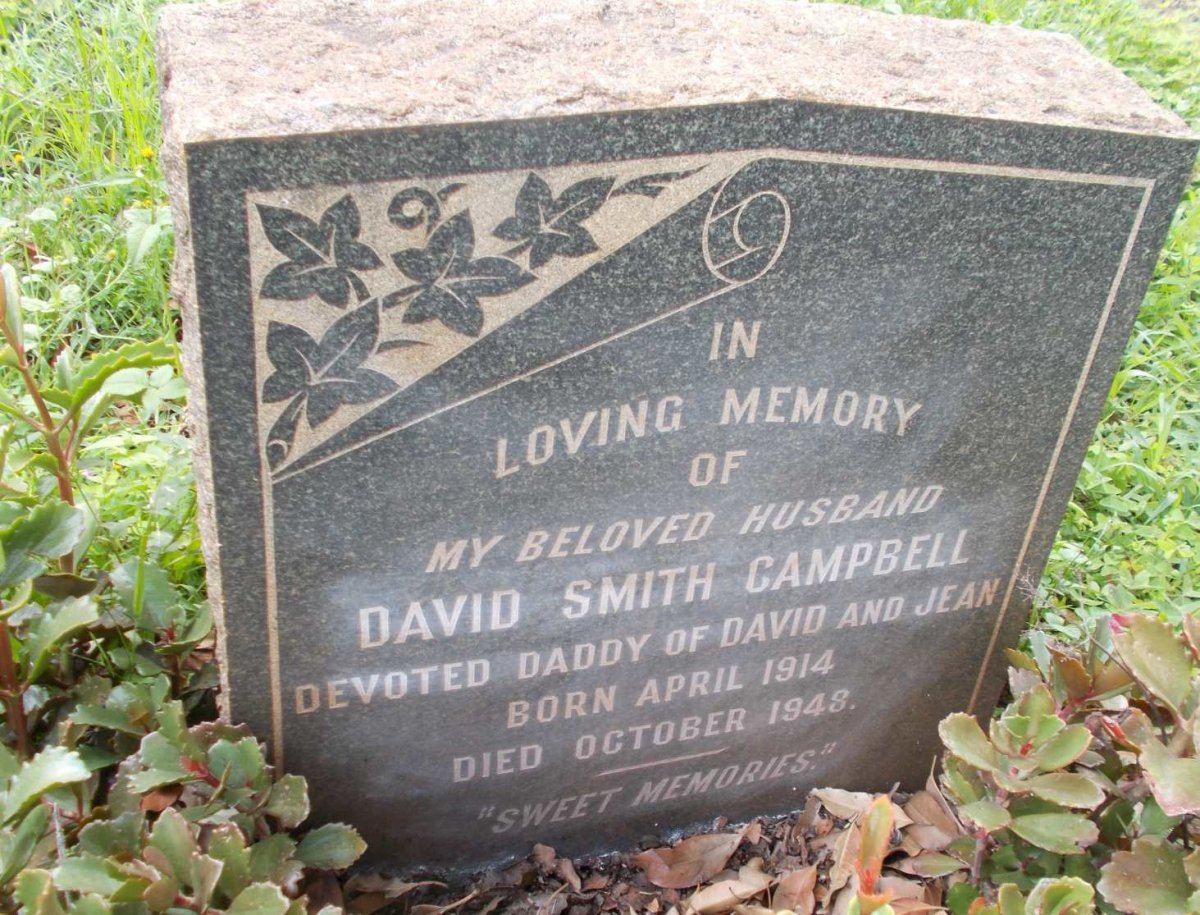 CAMPBELL David Smith 1914-1948