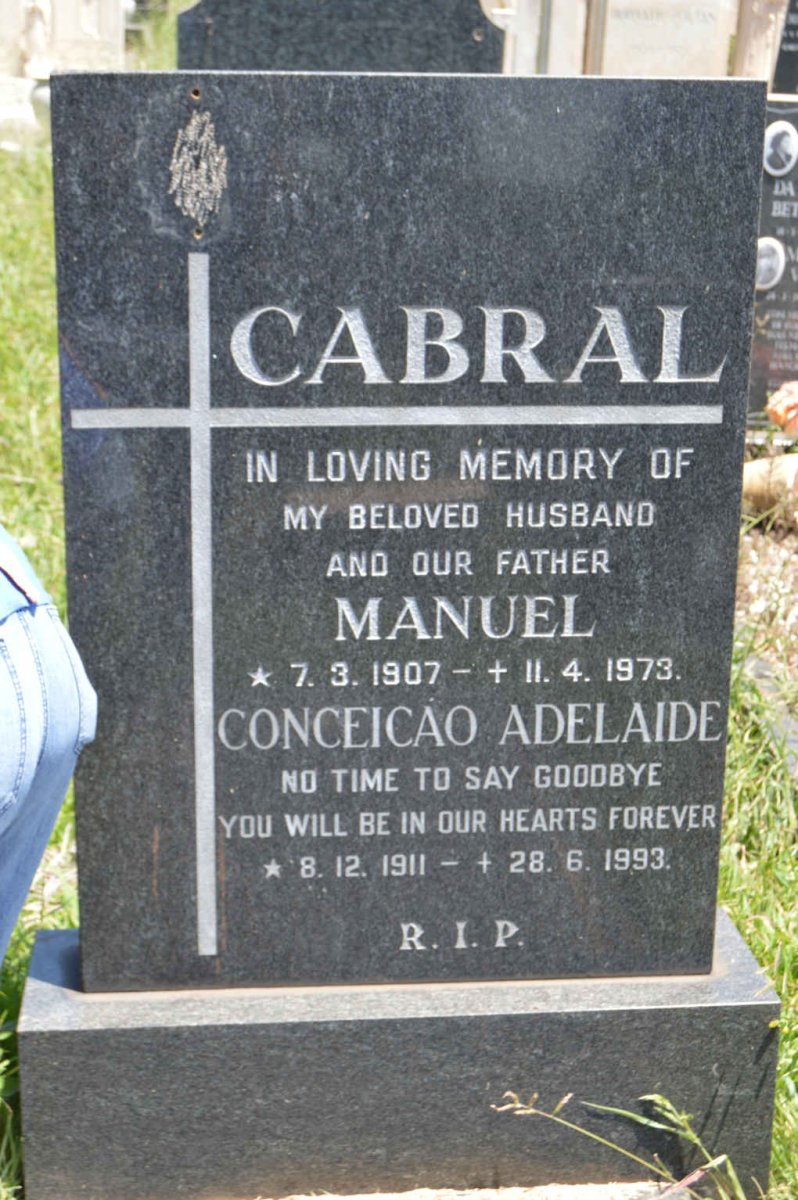 CABRAL Manuel 1907-1973 &amp; Conceicao Adelaide 1911-1993