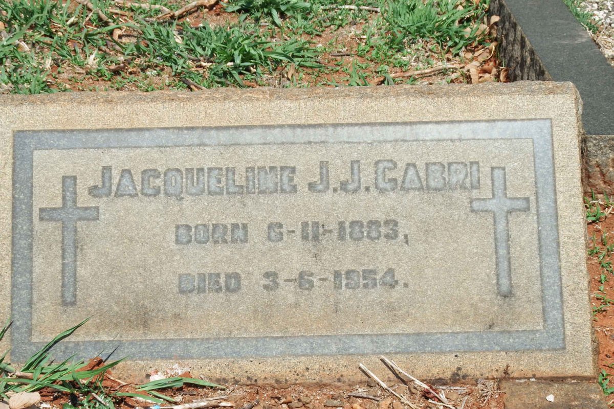 CABRI Jacqueline J.J. 1883-1854