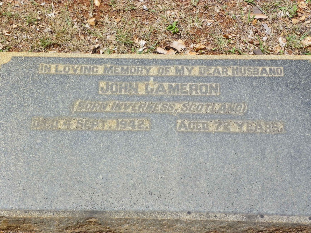 CAMERON John -1942