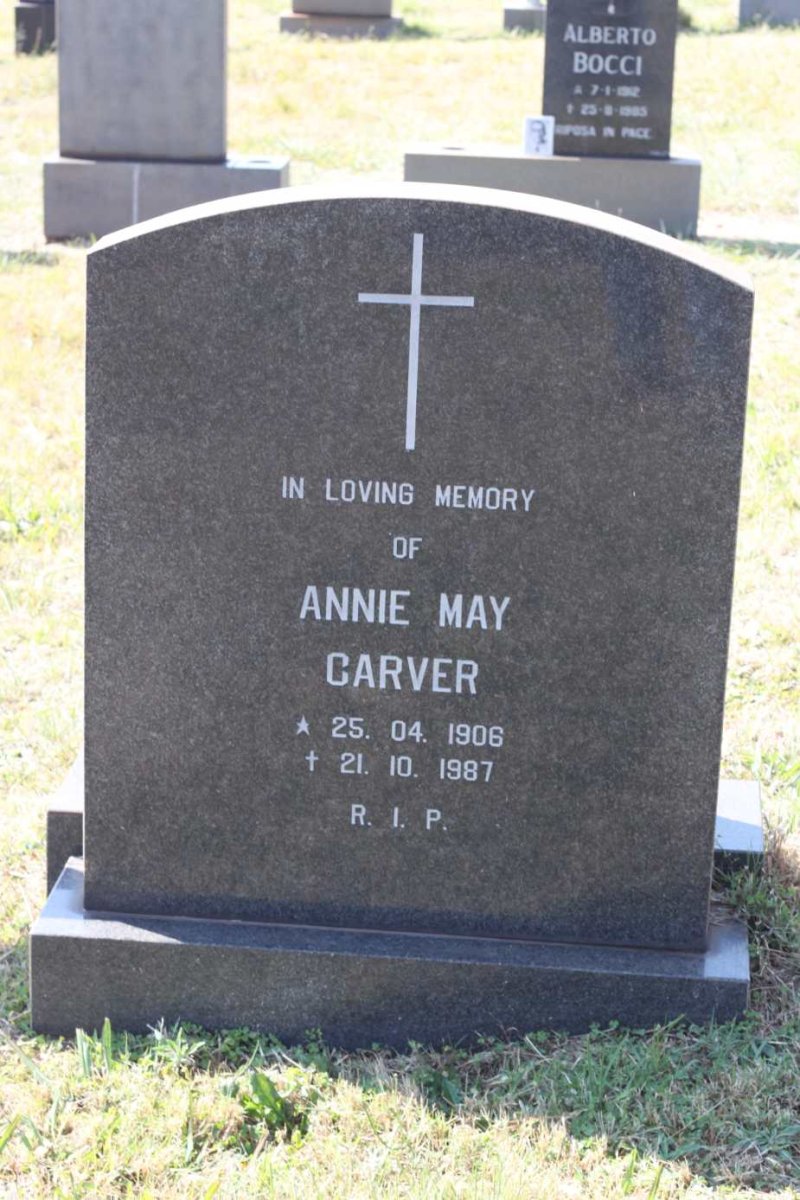 CARVER Annie May 1906-1987
