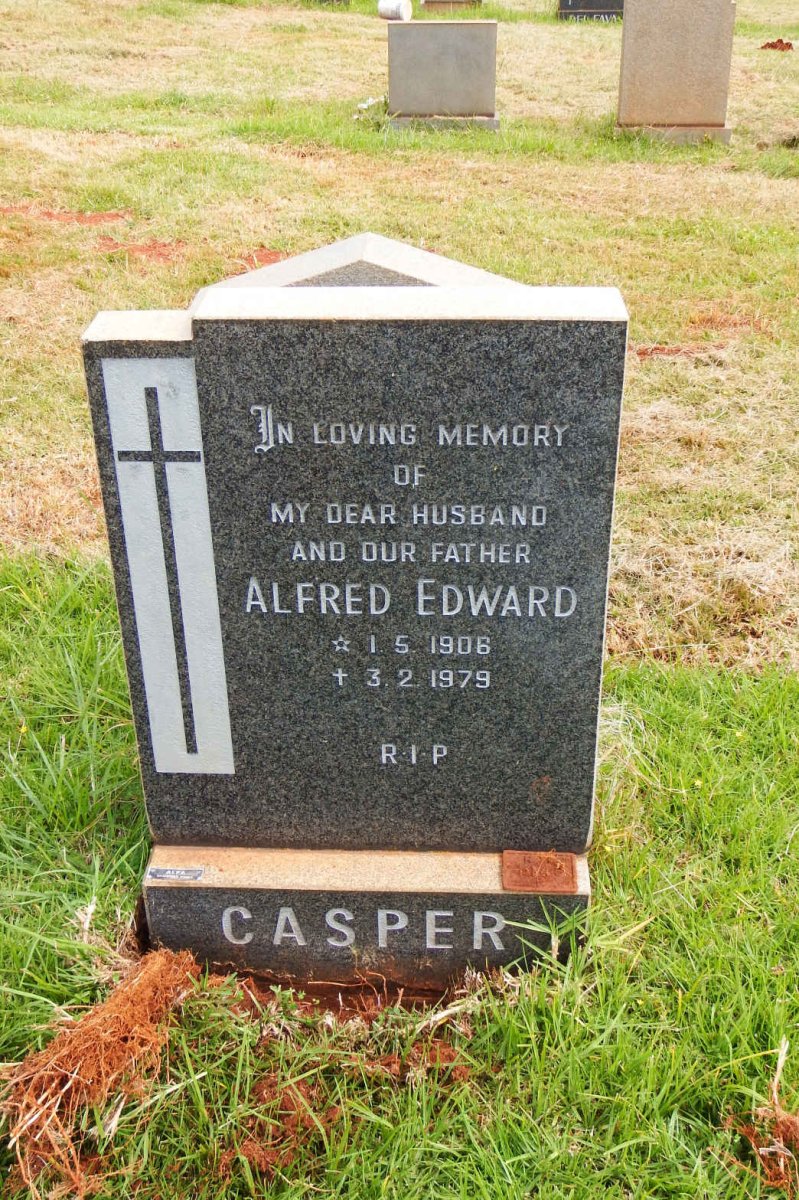 CASPER Alfred Edward 1906-1979