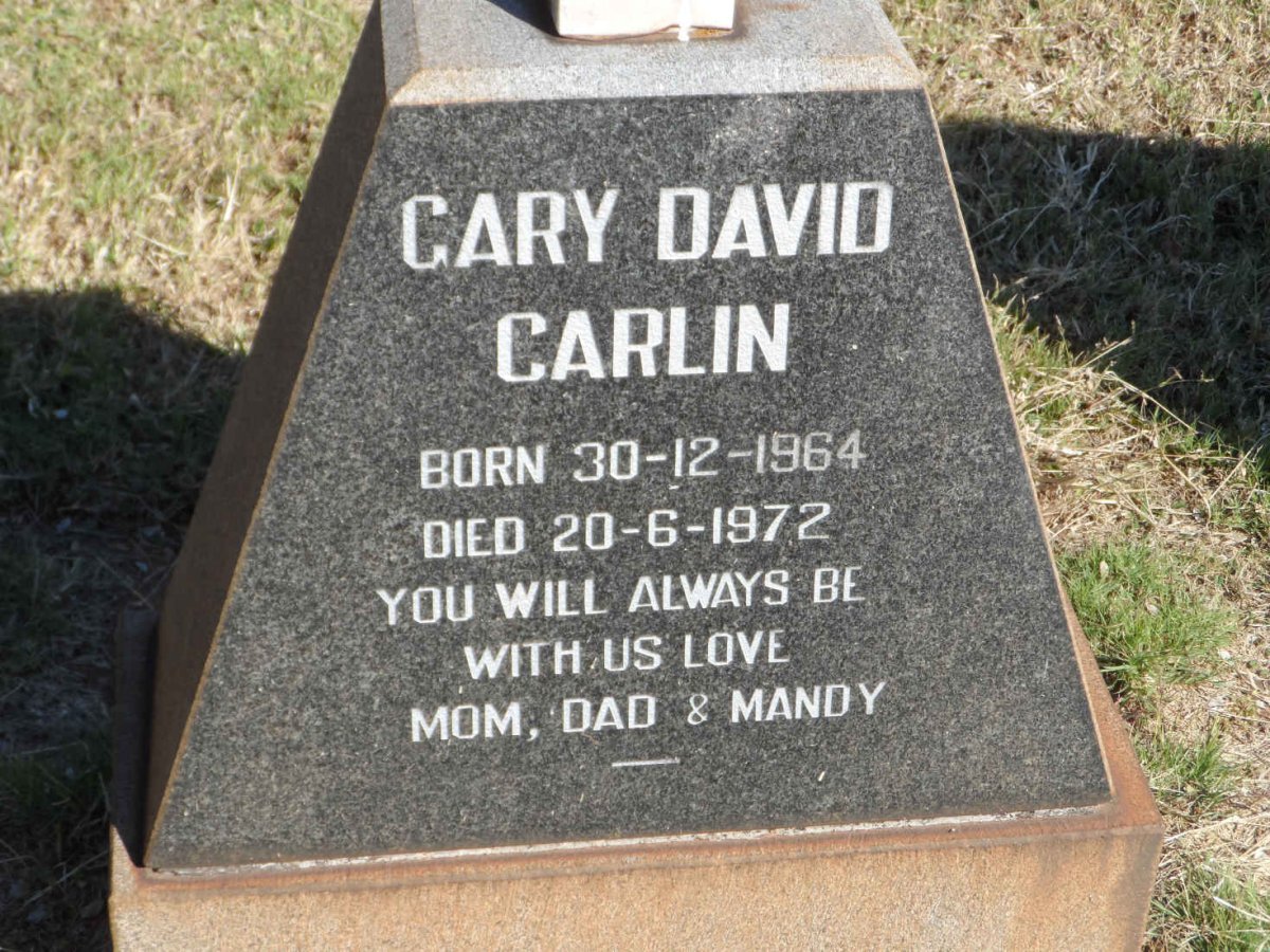 CARLIN Gary David 1964-1972
