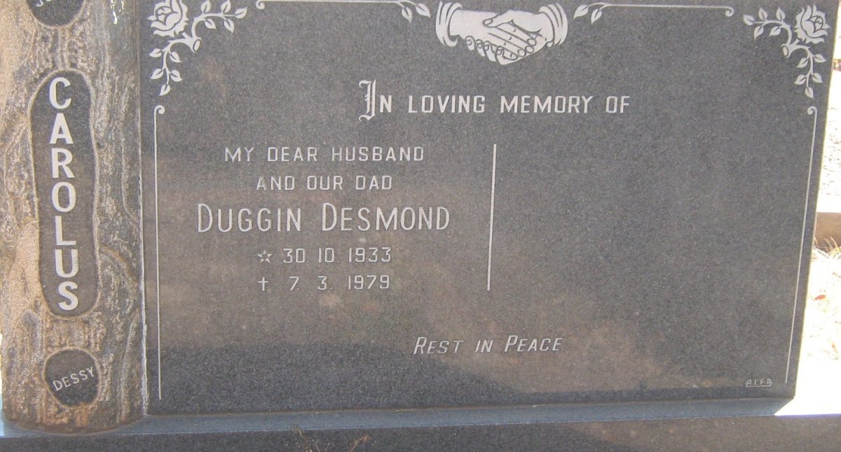 CAROLUS Duggin Desmond 1933-1979