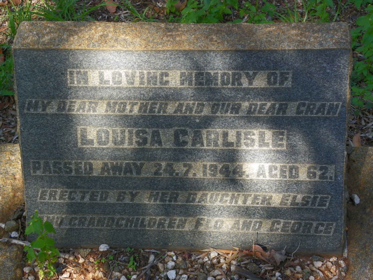 CARLISLE Louisa -1944