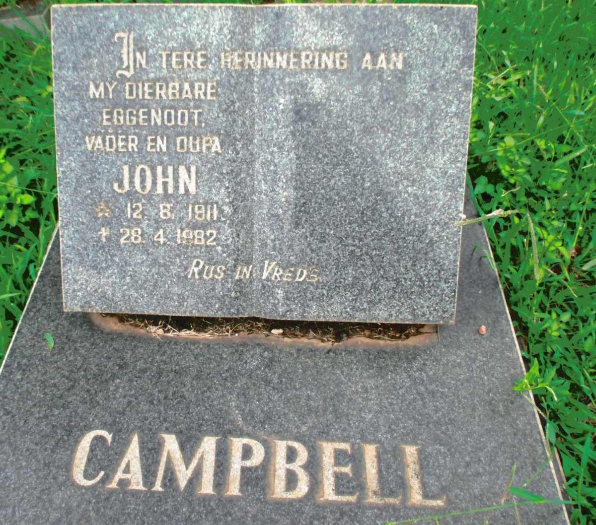 CAMPBELL John 1911-1982