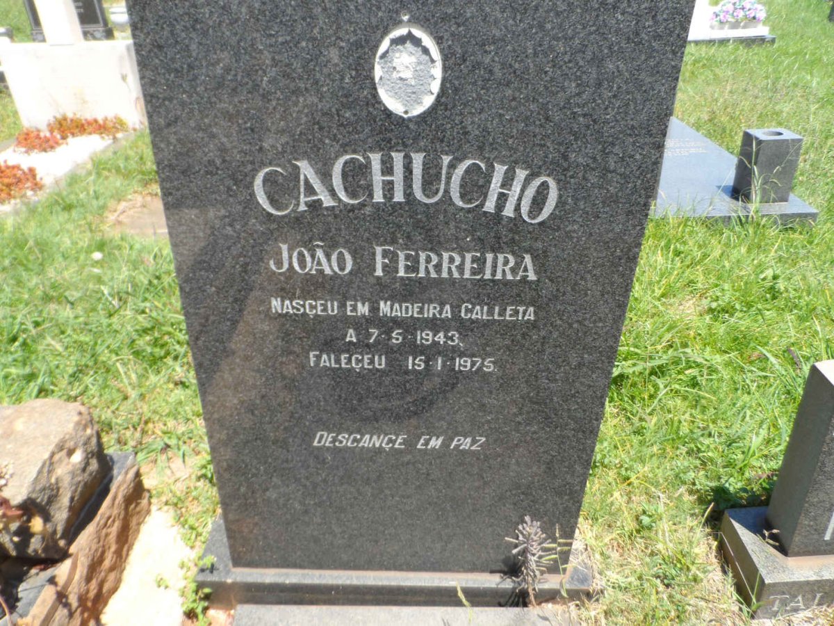 CACHUCHO Joao Ferreira 1943-1975