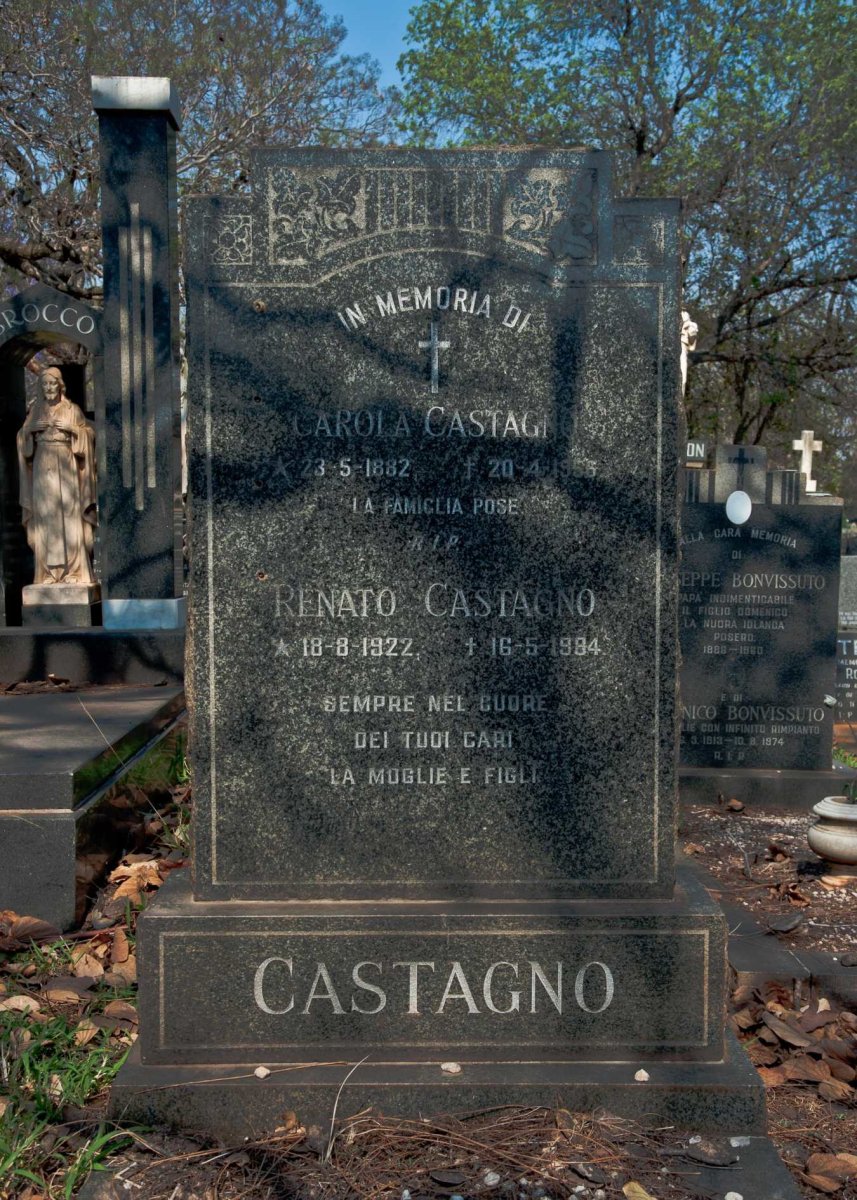 CASTAGNO Carola 1882-1956 :: CASTAGNO Renato 1922-1984