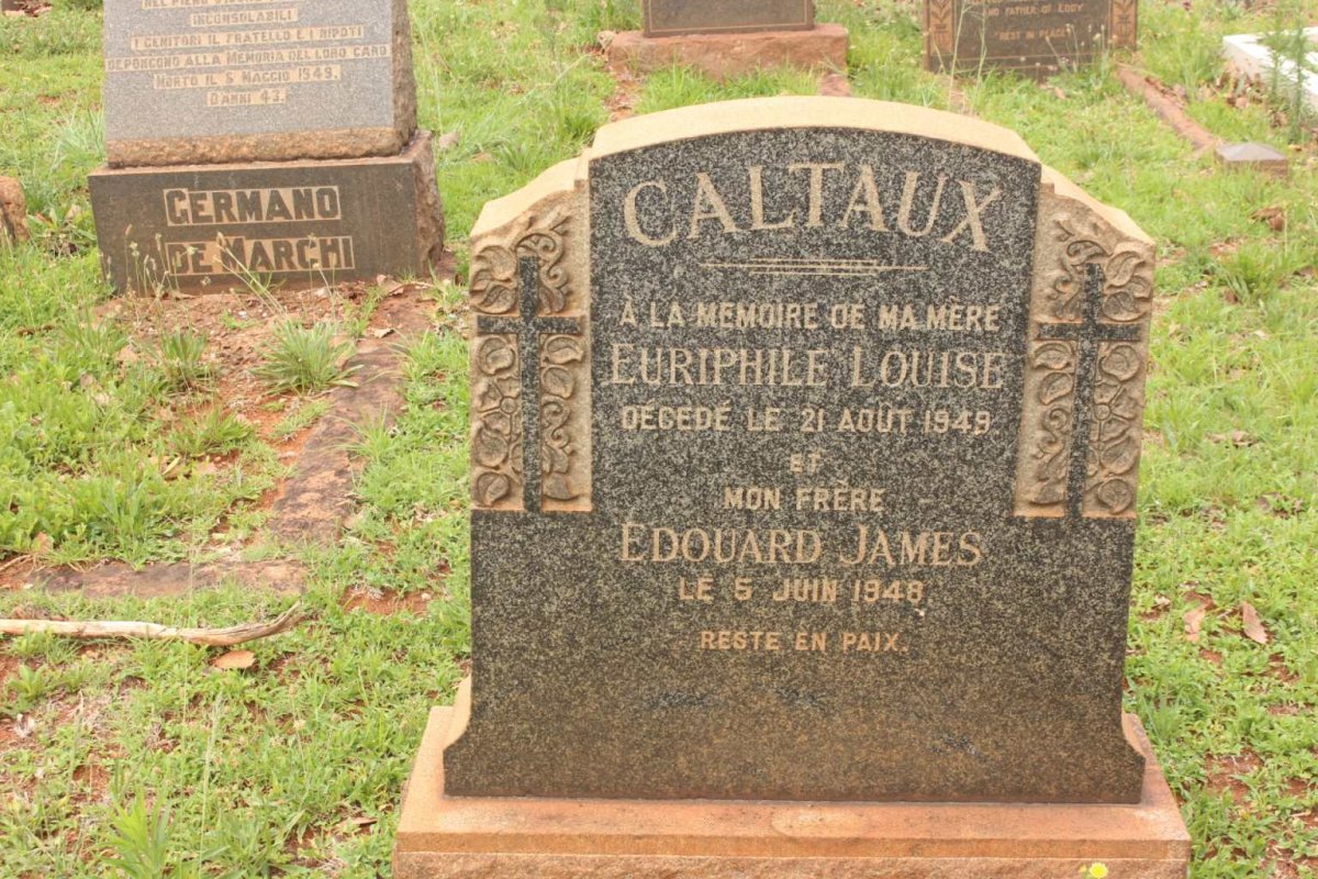 CALTAUX Edouard James -1948 &amp; Euriphile Louise -1949