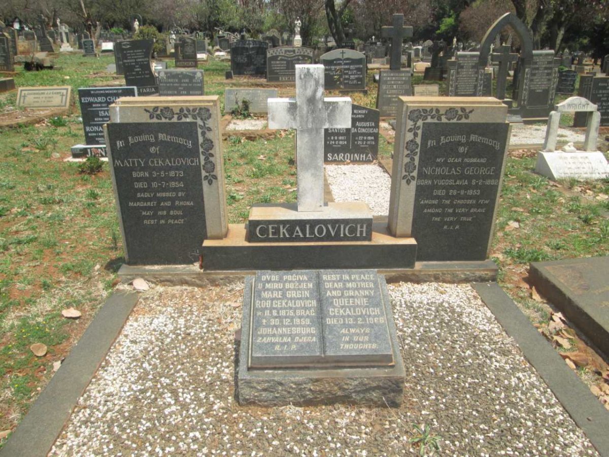CEKALOVICH Matty 1873-1954 :: CEKALOVICH Rod 1875-1959
