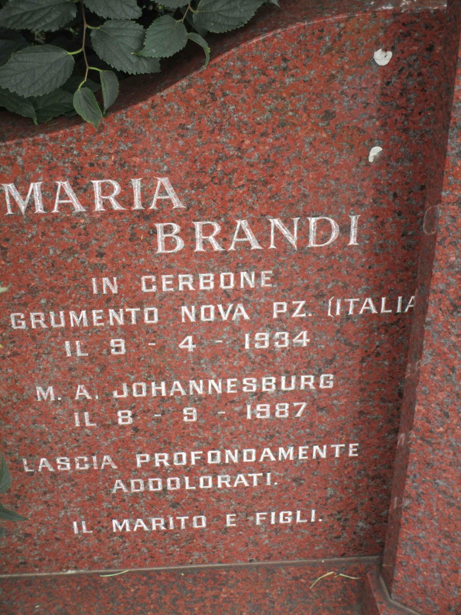 CERBONE Luigi 1926-1997 &amp; Maria Brandi 1934-1987
