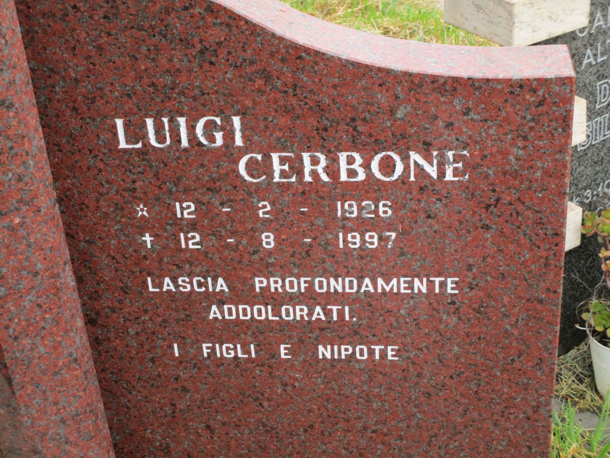 CERBONE Luigi 1926-1997 &amp; Maria Brandi 1934-1987