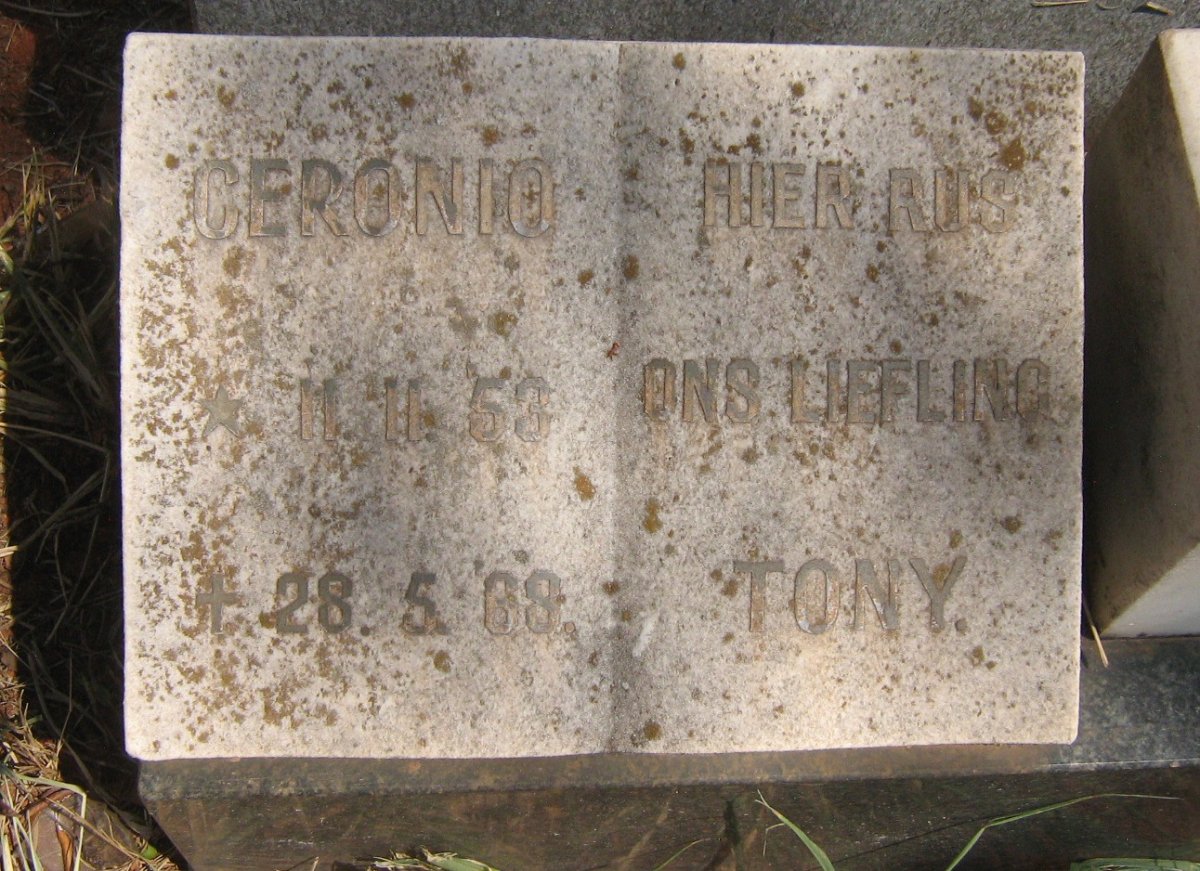 CERONIO Tony 1953-1968