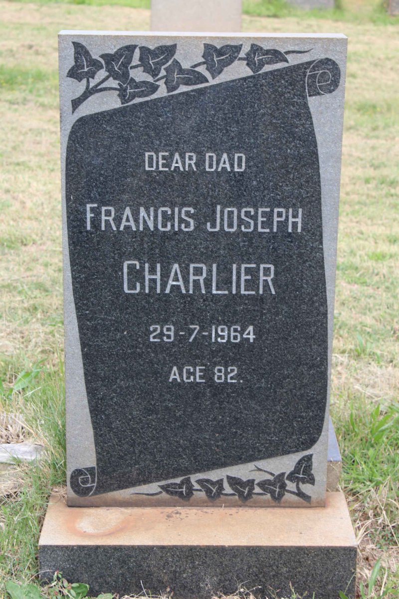 CHARLIER Francis Joseph -1964