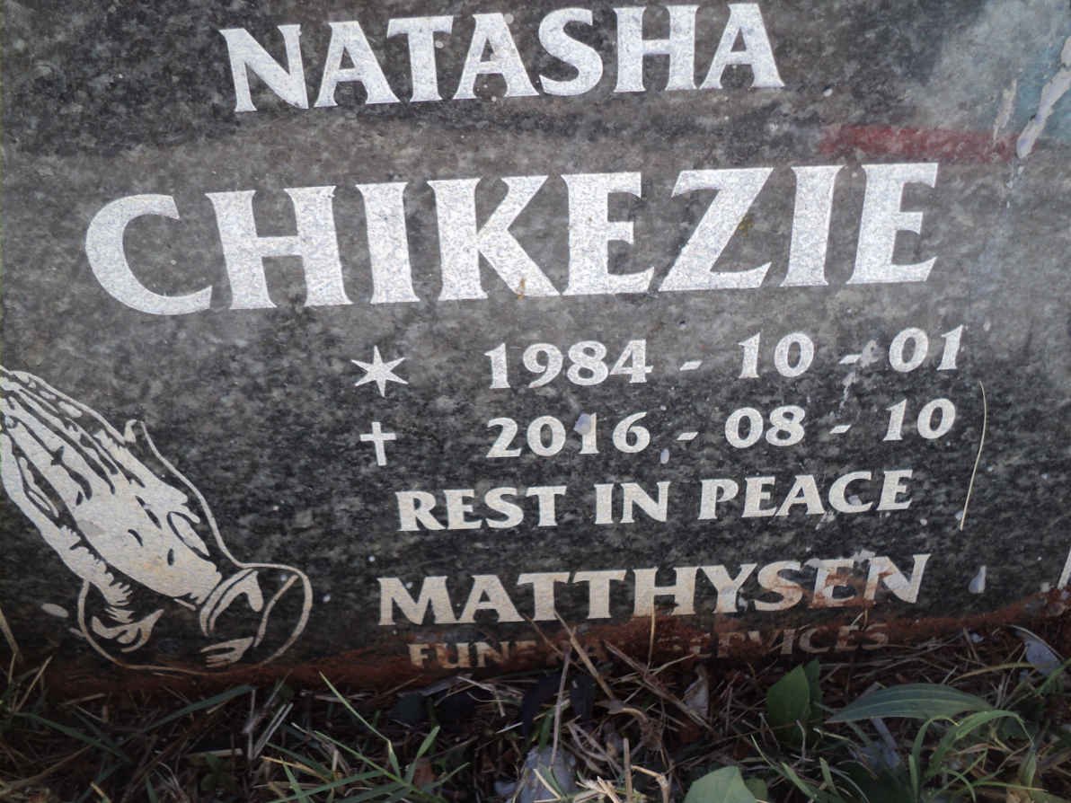 CHIKEZIE Natasha 1984-2016