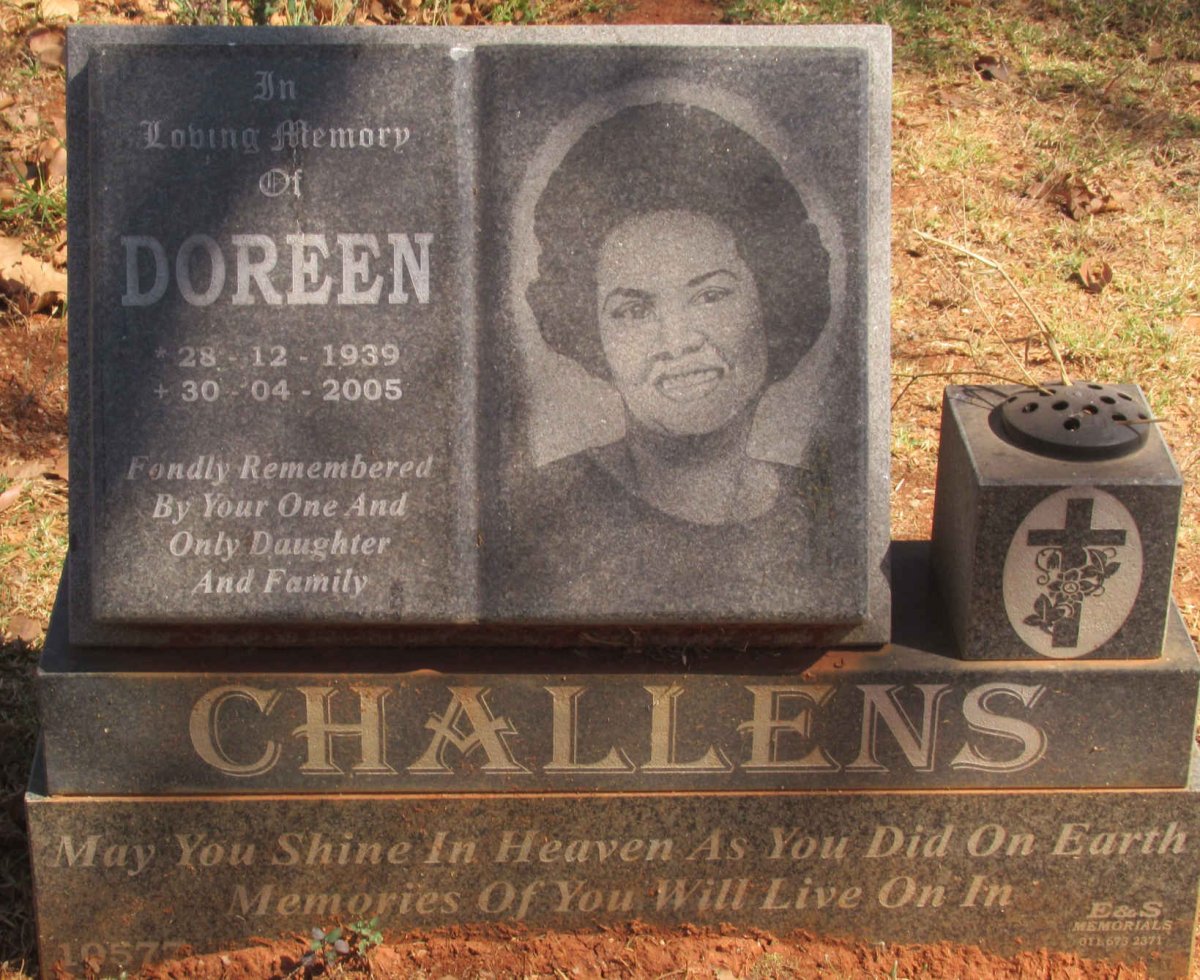 CHALLENS Doreen 1939-2005