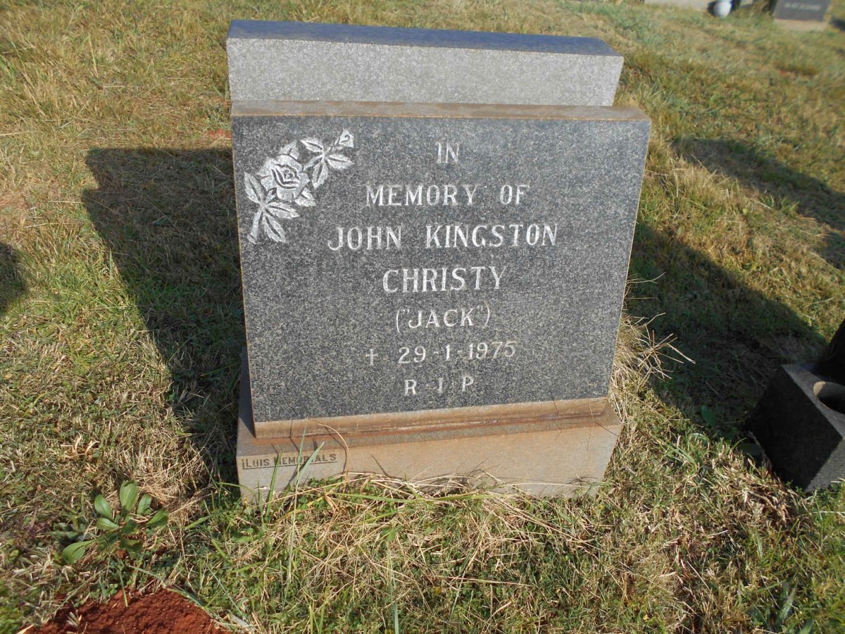CHRISTY John Kingston -1975
