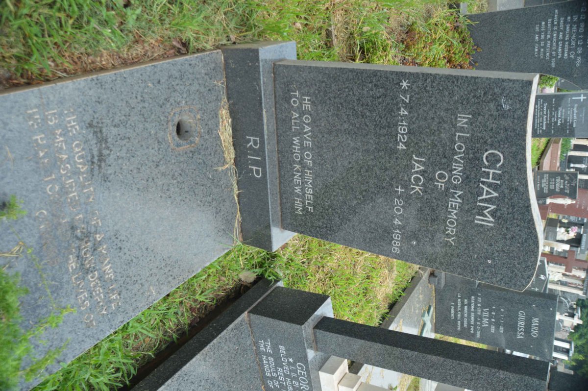 CHAMI Jack 1924-1986