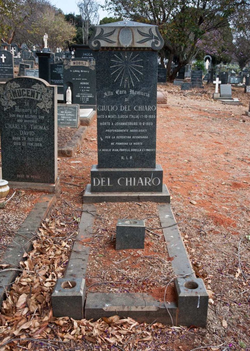 CHIARO Giulio, Del 1896-1959