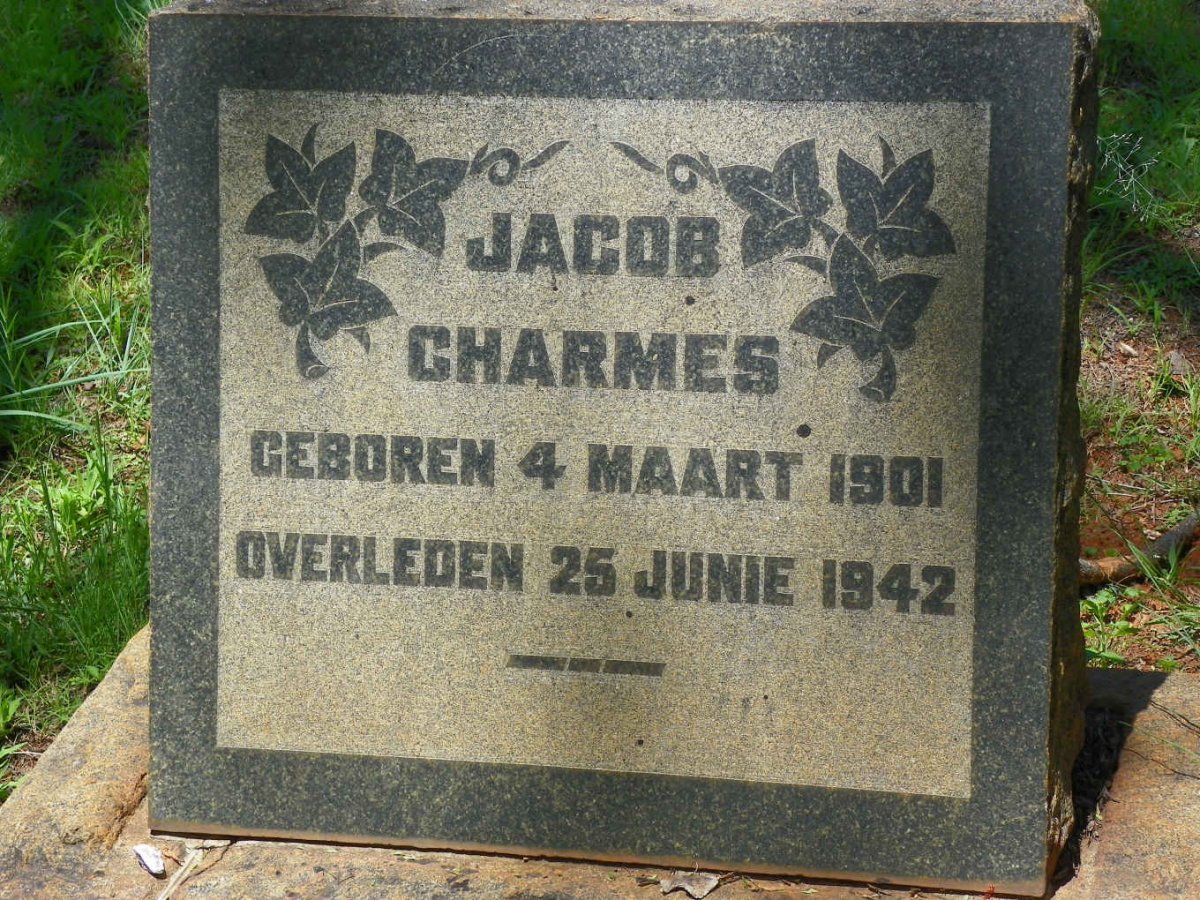 CHARMES Jacob 1901-1942