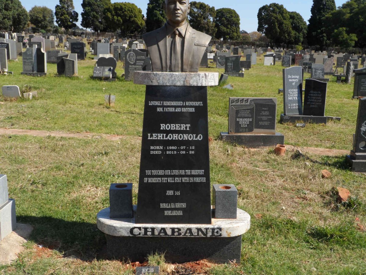 CHABANE Robert Lehlohonolo 1980-2015