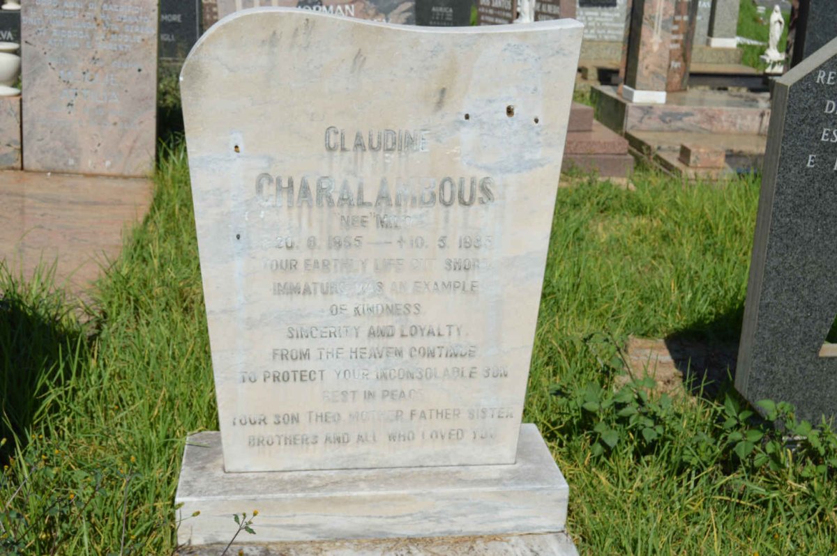 CHARALAMBOUS Claudine nee MILO 1955-1983