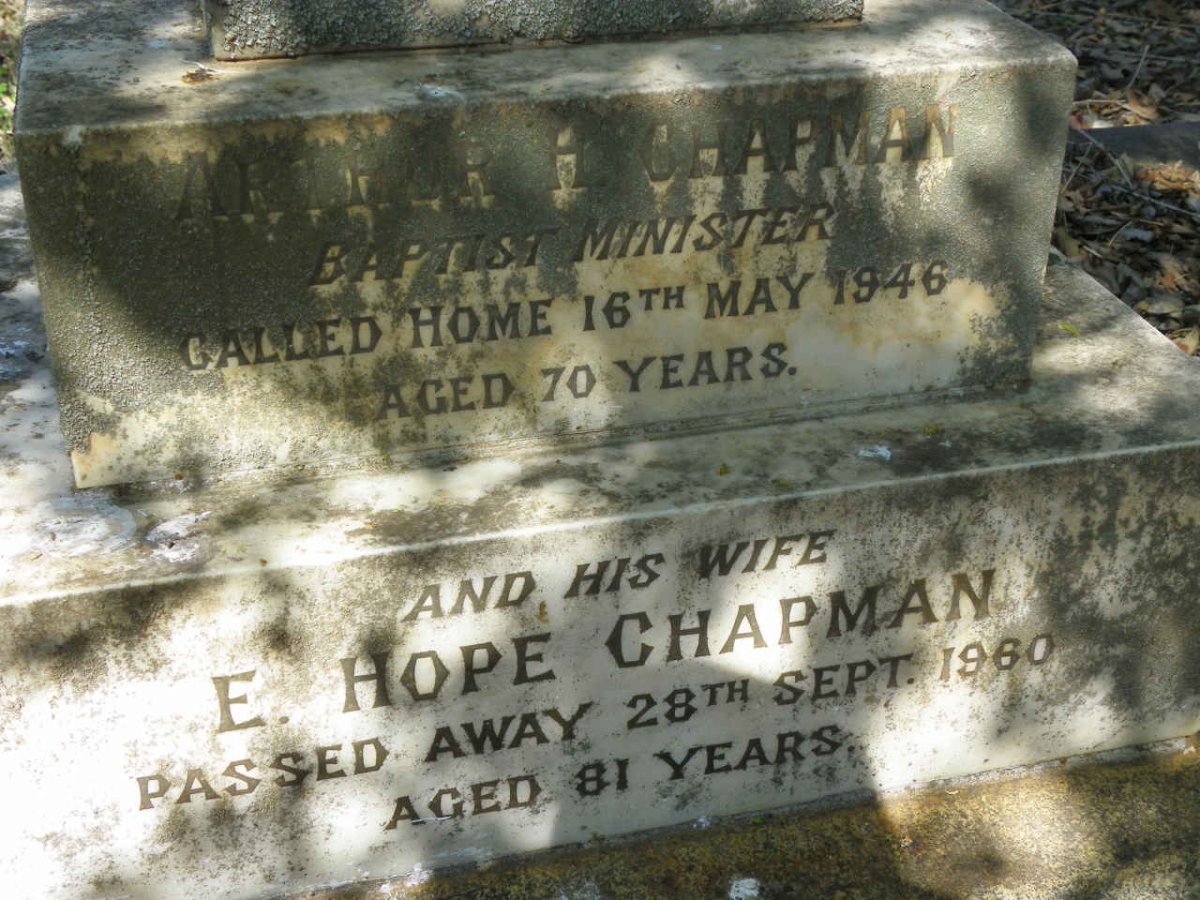 CHAPMAN Arthur H. -1946 &amp; E. Hope -1960