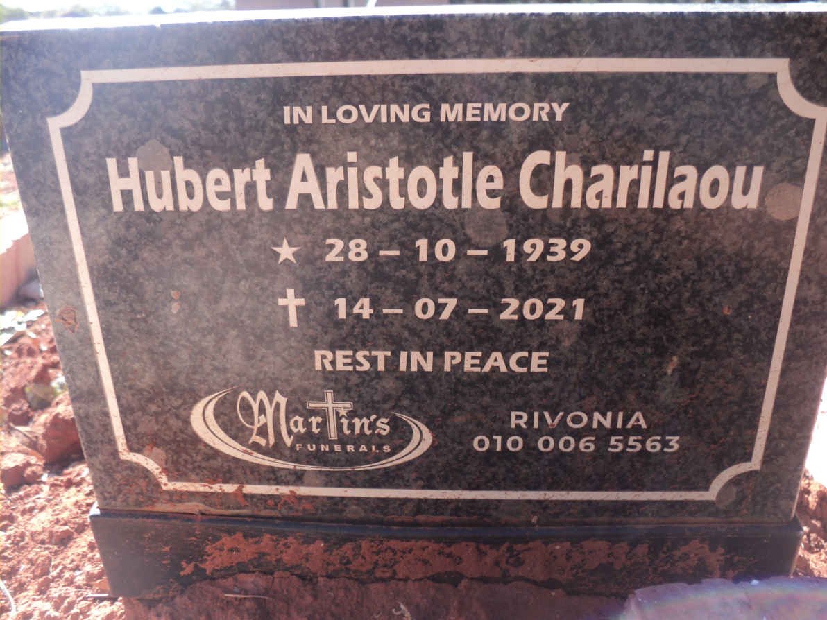 CHARILAOU Hubert Aristotle 1939-2021