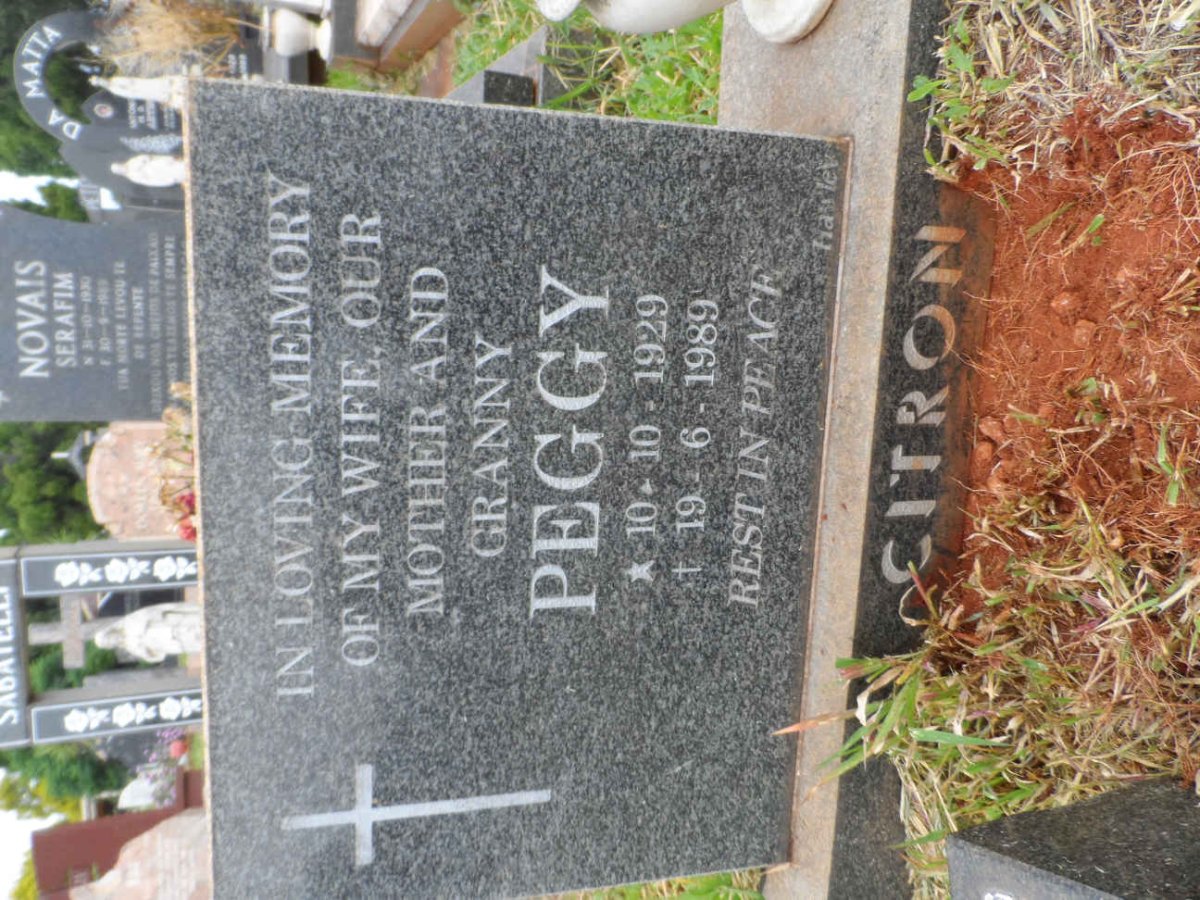 CITRON Peggy 1929-1989