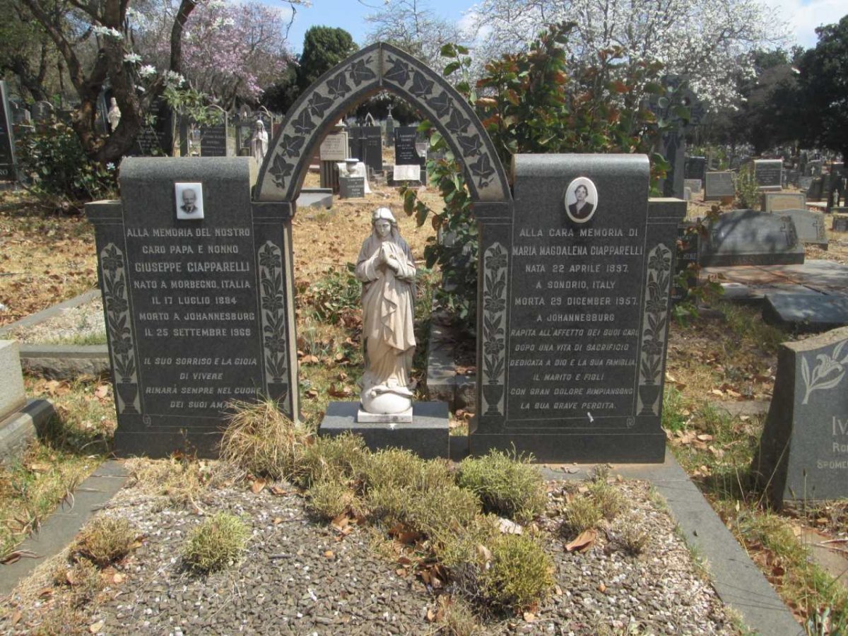 CIAPPARELLI Giuseppe 1884-1968 &amp; Maria Magdalena 1897-1957