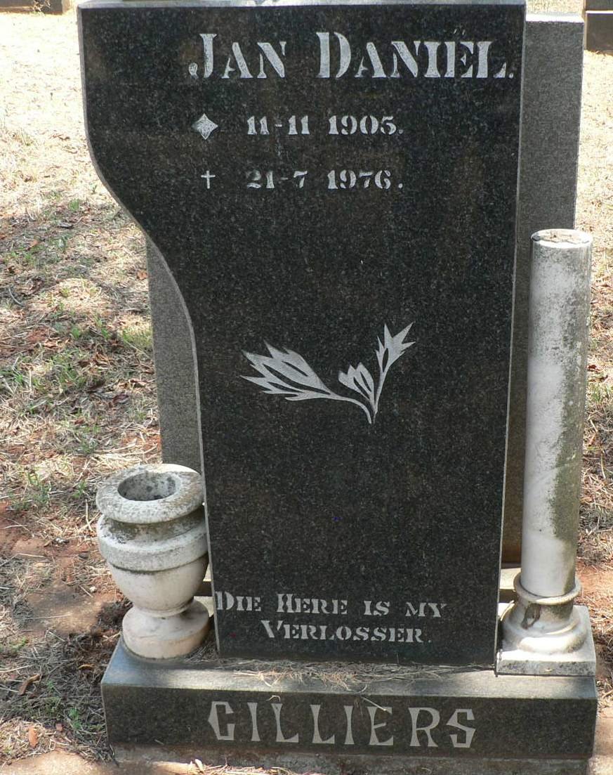 CILLIERS Jan Daniel 1905-1976