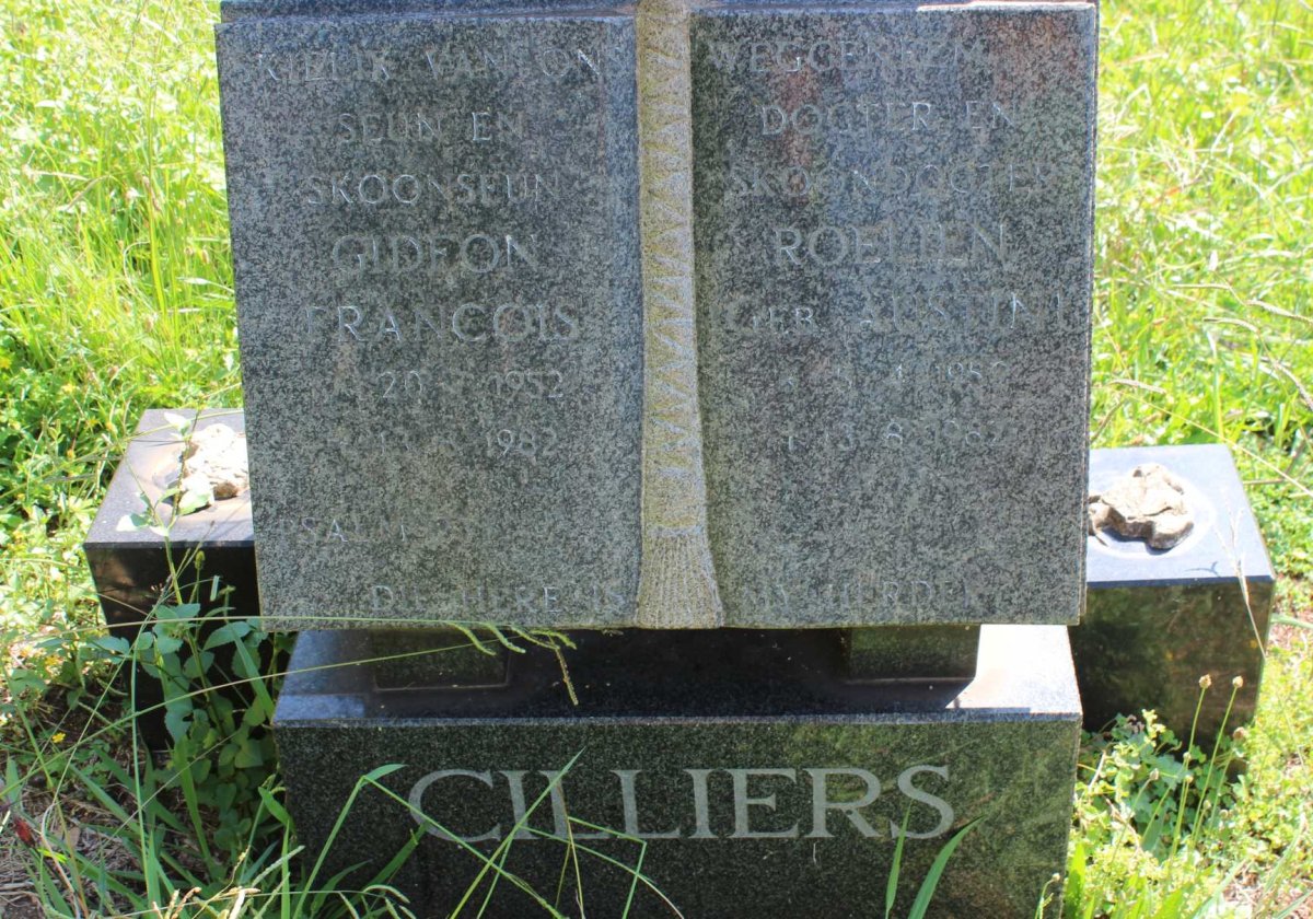 CILLIERS Gideon Francois 1952-1982 &amp; Roelien AUSTIN 1950-1982
