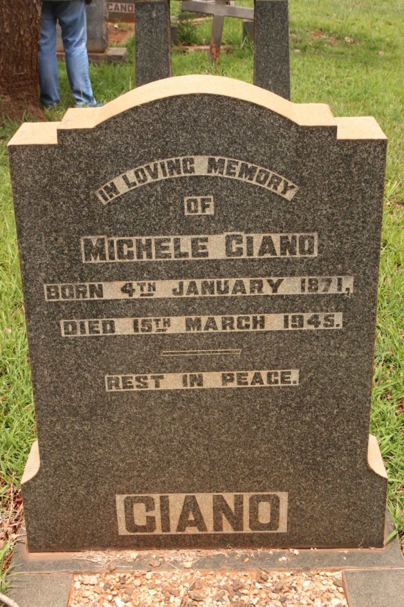 CIANO Michele 1871-1945