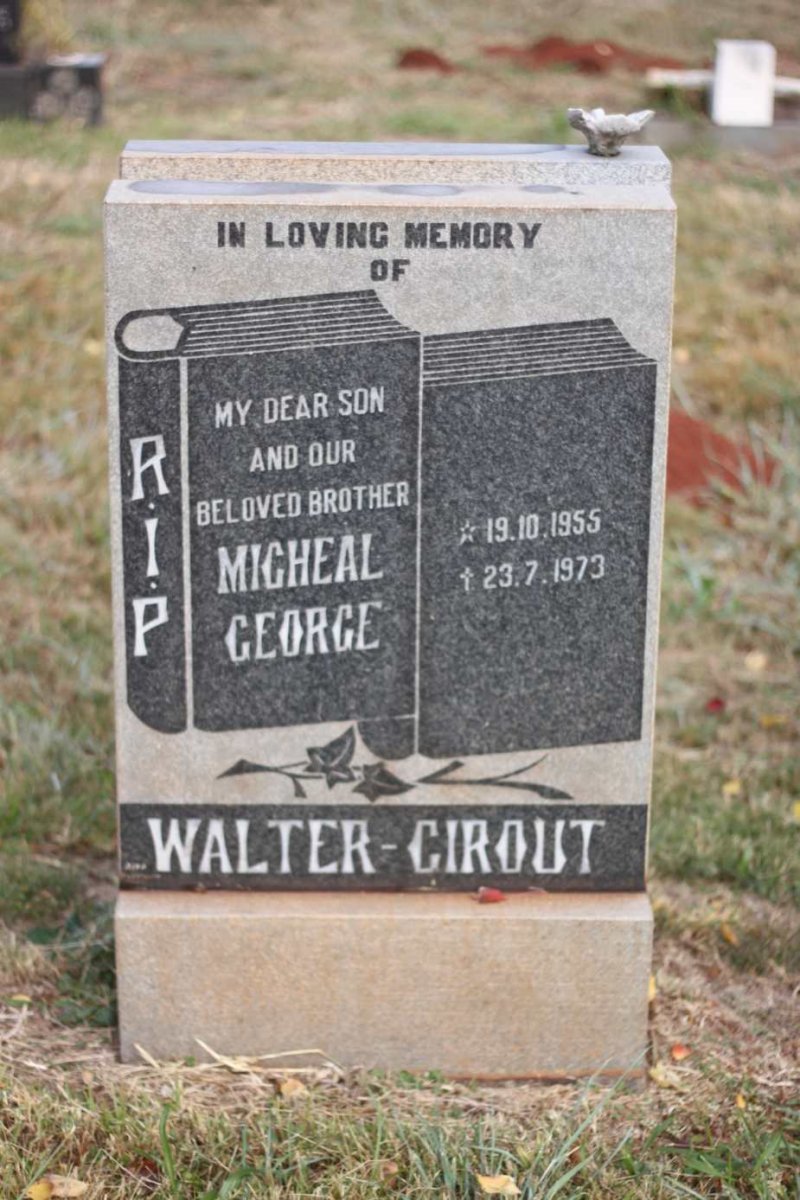 CIROUT Michael George, WALTER 1955-1973