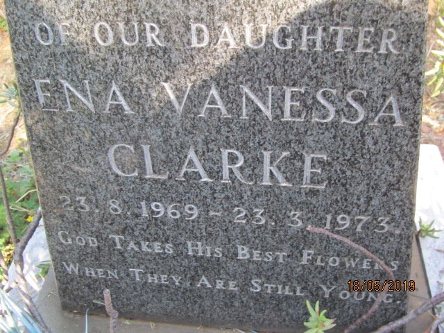 CLARKE Ena Vanessa 1969-1973
